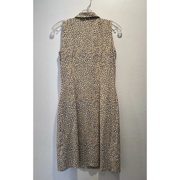 J. McLaughlin Size Small Animal Print Catalina Cloth Sleeveless Shirt Dress READ - Picture 3 of 7